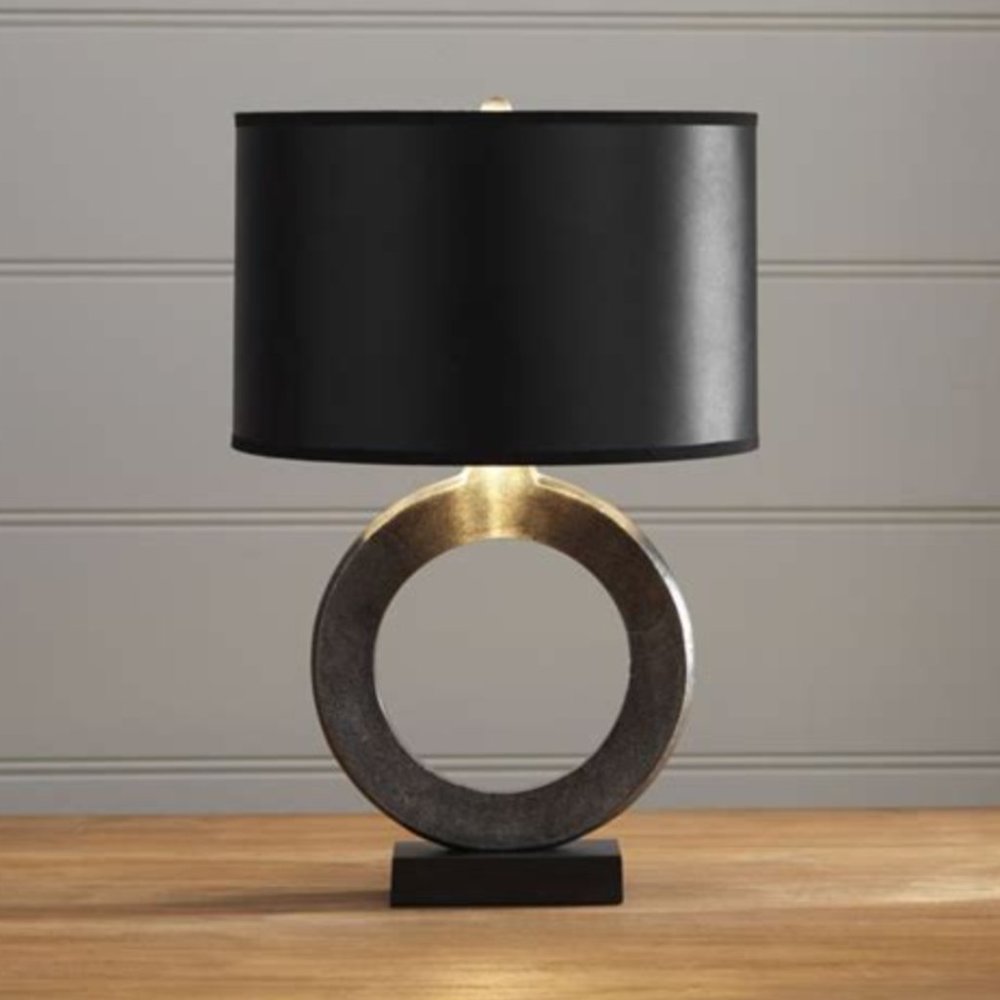 Crest Silver Table Lamp